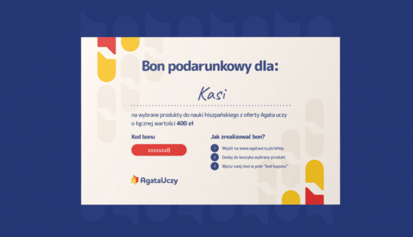 bon podarunkowy kursy